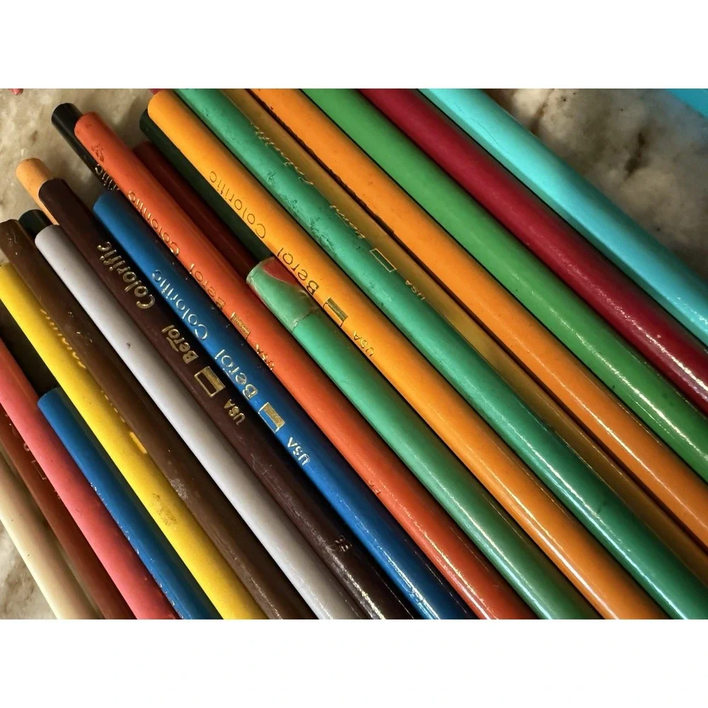 Lot 160+ Vintage Prismacolor Colored Pencils Berol Colorific Premier Scholar USA